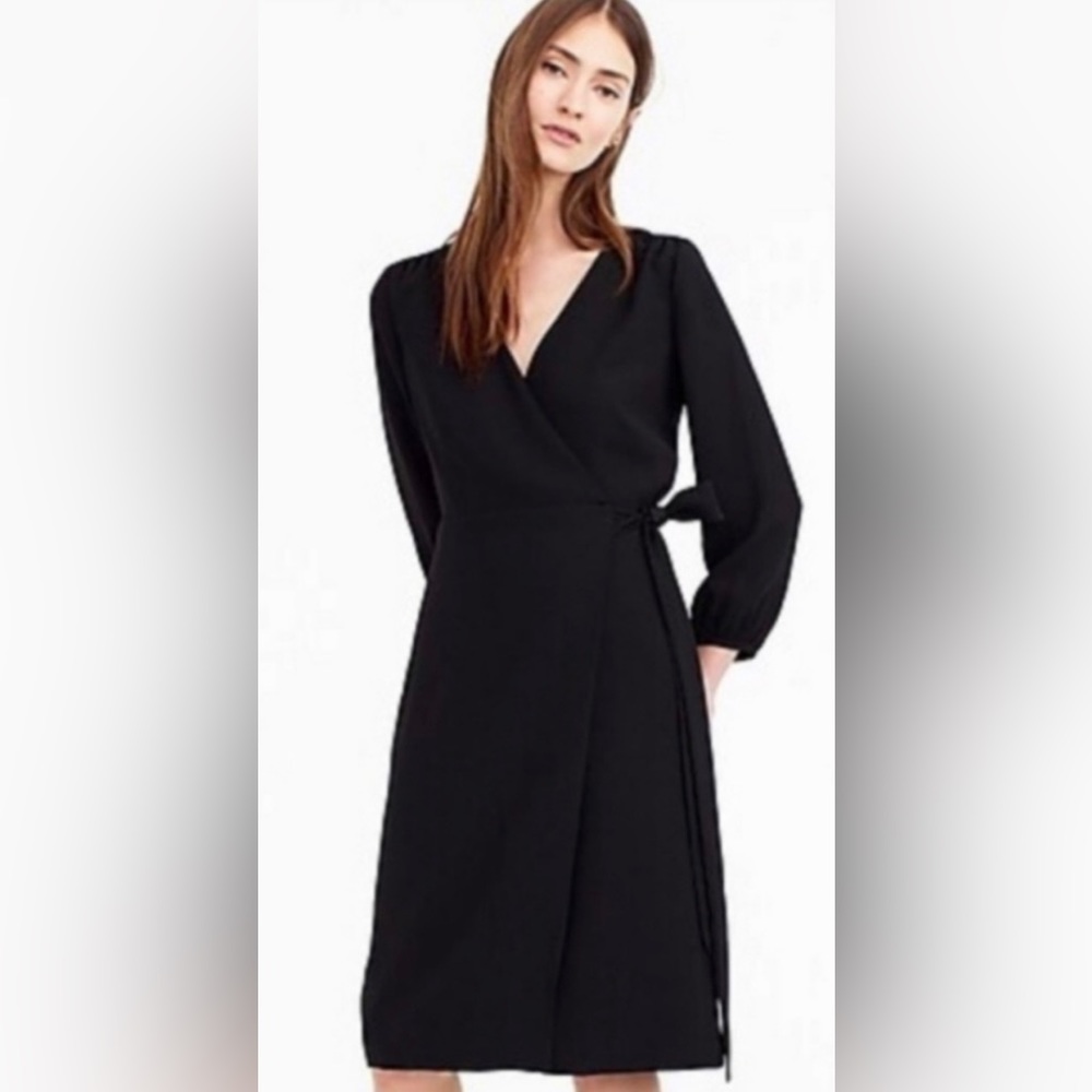 J. Crew Tall Wrap Dress in 365 crepe size 20 tall